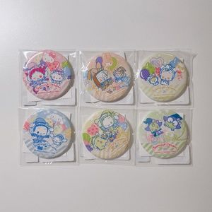 Doremi X Sanrio Pin Badges Set of 6